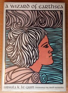 1968 1st Edition Cover - A Wizard of Earthsea - Drawings by Ruth Robbins