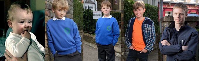 Bobby Beale (Left to Right)- Kevin Curran, Alex Francis, Rory Stroud, Eliot Carrington & Clay Milner Russell.