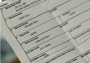 Bobby's birth certificate