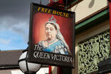 Queen Vic sign promo 2022