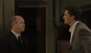 Dan Sullivan clashing with his friend-turned-sworn nemesis Phil Mitchell (2001)