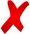 Red X Cross