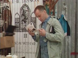 281 - Colin Russell reading a letter