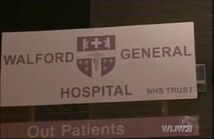 Walford General Hospital Sign (24 December 2002