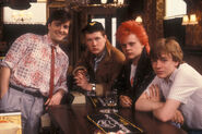 Harry Reynolds with Simon Wicks, Eddie Hunter and Ian Beale