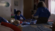 Mia and Mackenzie Atkins in Bailey and Bernie’s Bedroom (15 March 2022)