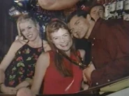 Photo of a 15 year old Bianca Jackson with Dan Sullivan (2 September 1999)