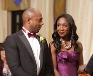 Denise and Lucas on their wedding day (26 November 2009)