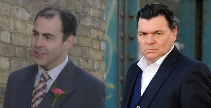 Derek Branning (left to right) – Jamie Foreman & Terence Beesley