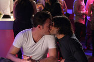 Syed and Danny Pennant kiss (2012)