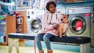 Bailey and Banjo at the Launderette (3 January 2022)