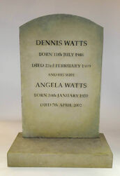 Den Watts and Angela Watts Headstone