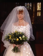 Bianca Jackson on her wedding day (1997)