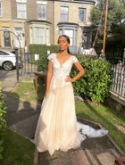 Chelsea Atkins on her wedding day (25 December 2021)