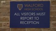 Walford High School Sign (23 January 2018)