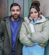 Priya Nandra-Hart and Vinny Panesar