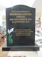 Pat Headstone.jpg (568 KB) Pat Evans's Headstone