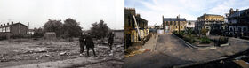 Albert Square before and after