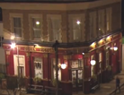 The Queen Vic in the dark on Halloween 2014.