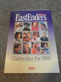 EastEnders 1988 Calendar Front