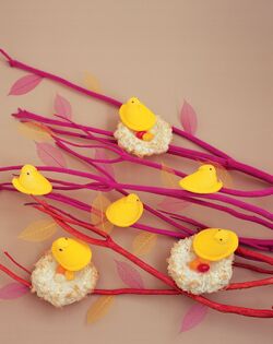 Peeps in Nests, a sweet Easter Craft