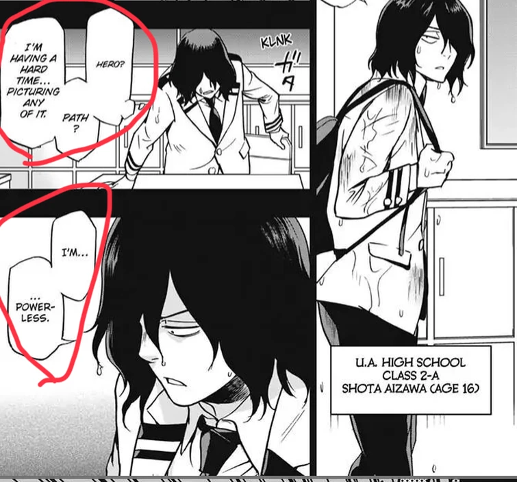 Character Analysis: Shōta Aizawa [Manga Spoilers] | Fandom