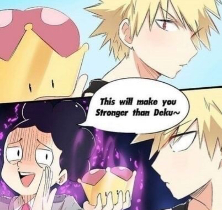 Should Bakugo Put It On Mineta Might Be Tricking Him But To Get Stronger Than Deku Is It Worth It Fandom