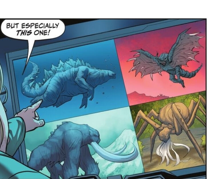 Titanus Mokele-Mbembe  Godzilla, Kaiju monsters, Godzilla comics