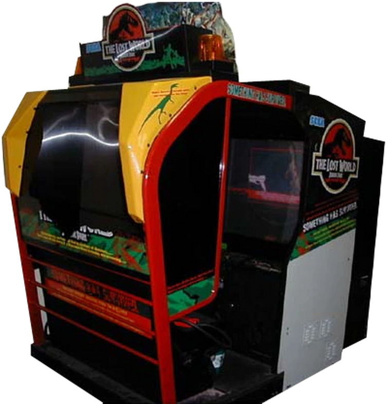 Jurassic park arcade. Игровой автомат парк Юрского периода. Игровой аттракцион парк Юрского периода. Игра Jurassic Park Arcade. The Lost World: Jurassic Park (Arcade game).