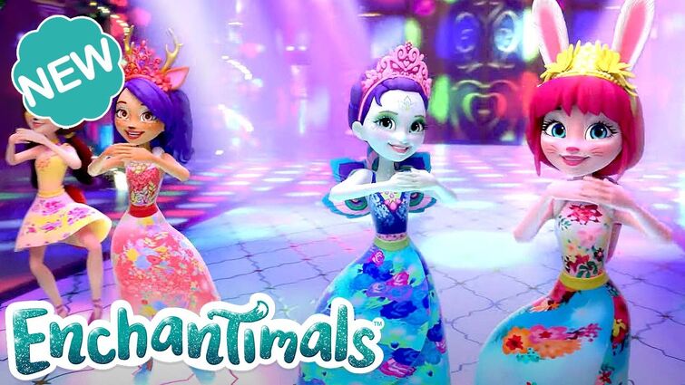 Enchantimals Royal Isle Ball | Royal Pop Party Rock! ROYAL BALL DANCE PARTY! | Episode 29 & 30