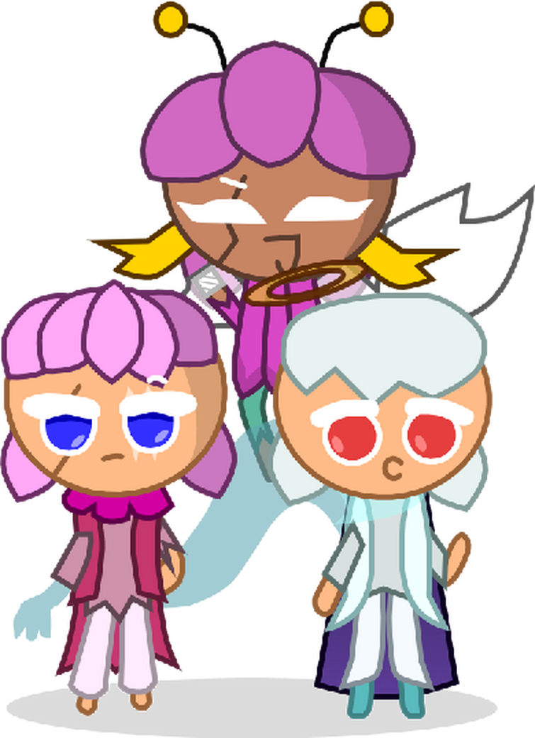 Ask the Camellia Cookies! (also Waxflower because he got in the photo ...