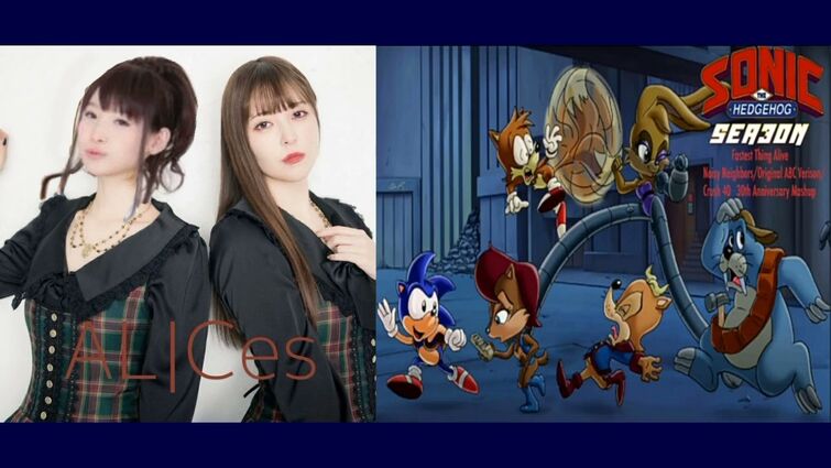 ALICes (Maon Kurosaki x Yoshino Nanjo) vs. Sonic SatAM - Intro Song (Mashup)