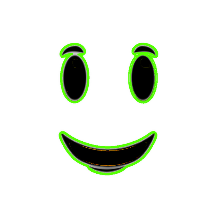 Recolorable Smiley Emoji Head - Roblox