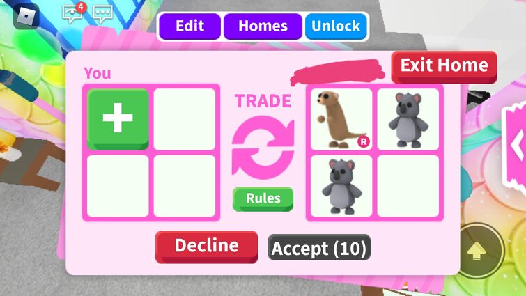 Meerkat, Trade Roblox Adopt Me Items