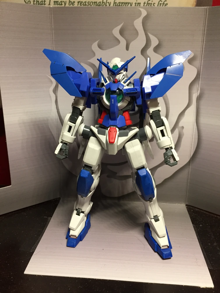 New kitbash! Exia Full Throttle! Exia repair 3 and 00 diver ace weapon ...
