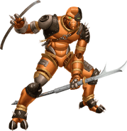 Glaive or "Kill Switch" to her foes, a female personality warforged lieutenant in the Blades.
