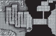 A map of the entrance to Dreadhold.