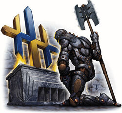 Warforged praying