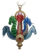 A holy symbol of Tiamat.