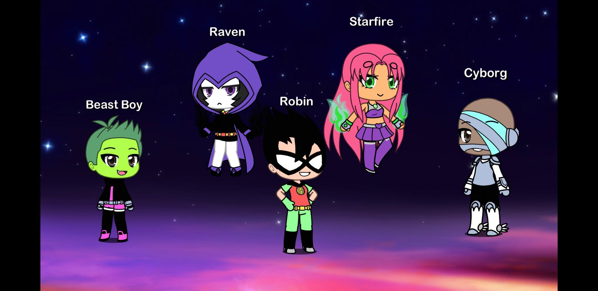 Teen titans/Gacha club