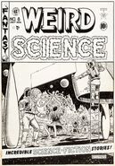 Weird Science Vol 1 8 Original Cover Artwork