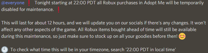 Important Robux Purchasing Will Be Temporally Disabled Fandom - in game purchases are temporarily diabled roblox
