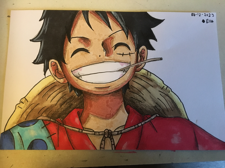 Monkey d discount luffy drawing