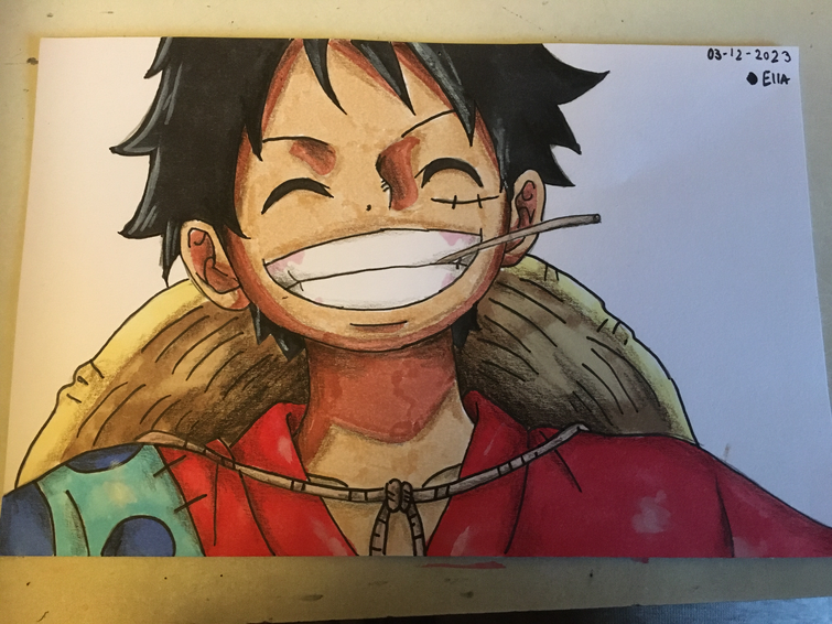 Monkey d clearance luffy drawing