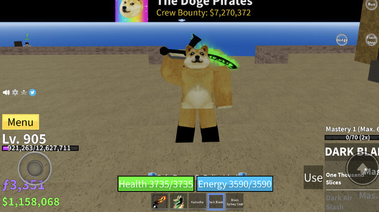 Lvl1 Noob AWAKENS DARK FRUIT reaches 2nd SEA in BLOXFRUITS 