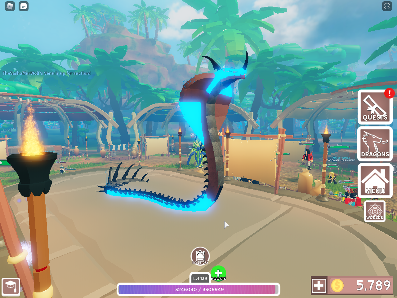 Venu Dragon Adventures Roblox