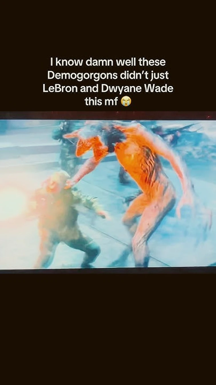 Bro threw him a allyoop￼￼ 😂 #strangerthings #strangerthings5 #vecna #scary #horror #shorts