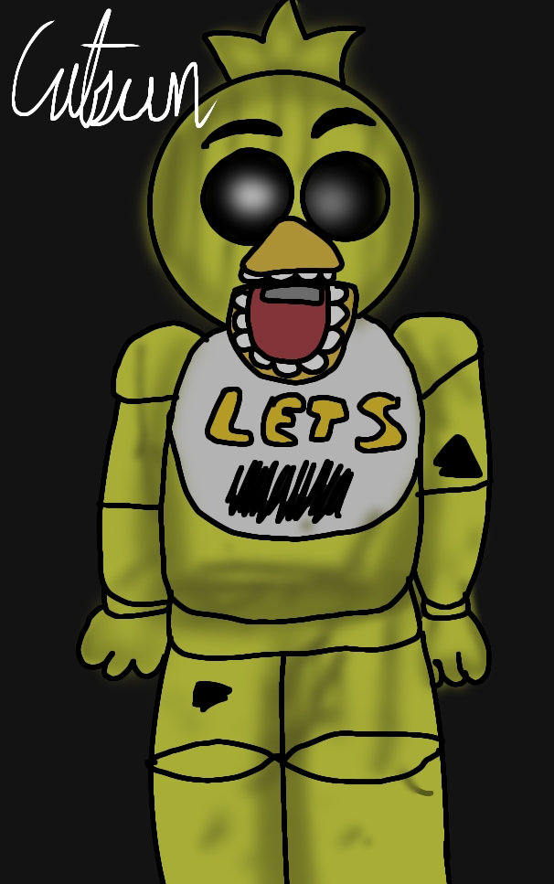 FanArt : withered chica with g .