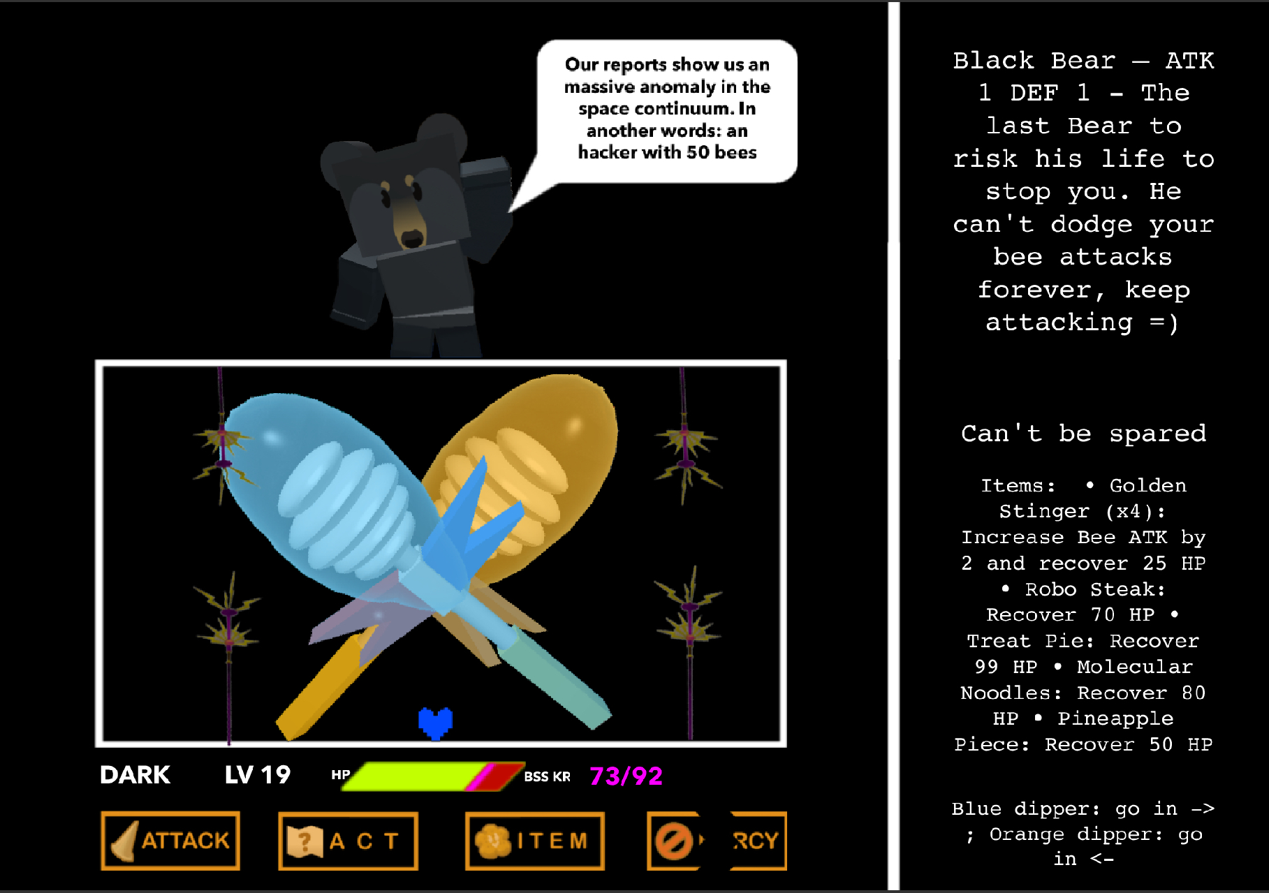 Black Bear Quests Bee Swarm Simulator