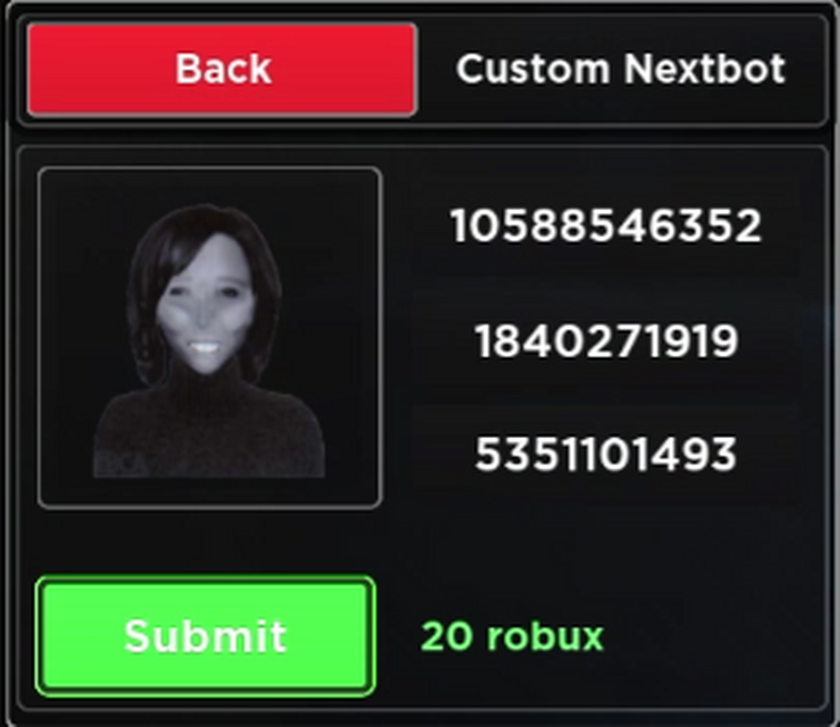 nextbot codes